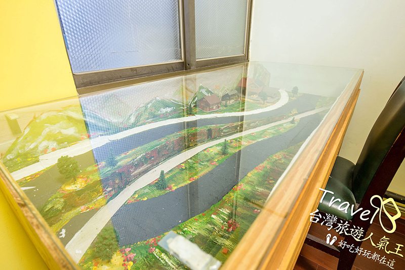 桃園民宿-三坑老爹-背包房-市景模型